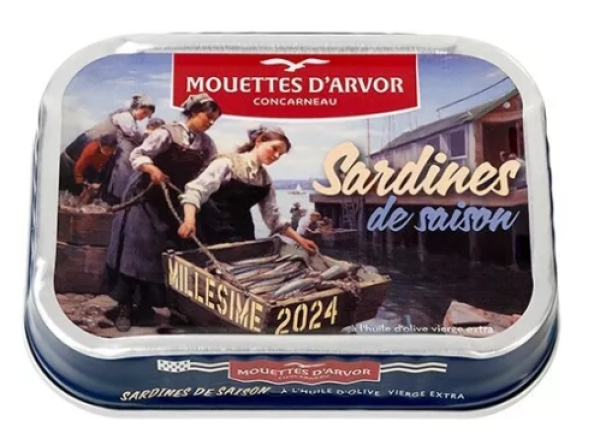 Sardinetten -  Olivenoel - Fischdose - Saisonsardinen - Bretagne
